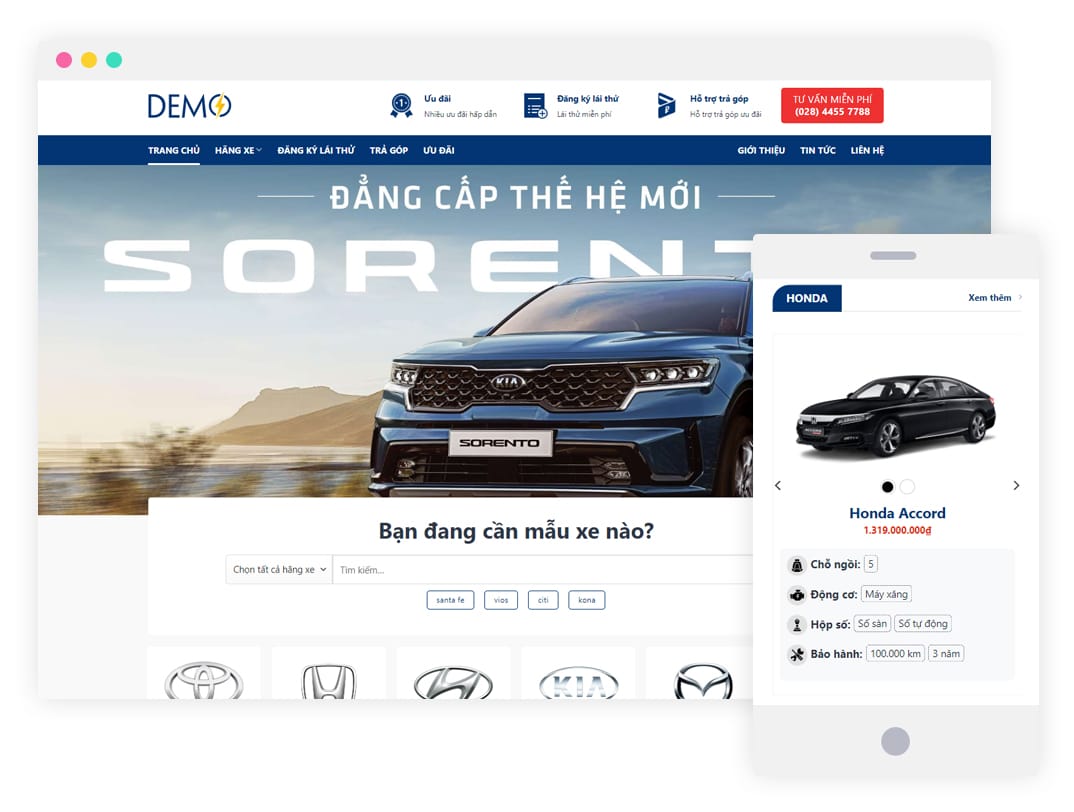 Mẫu website chuyên nghiệp 3