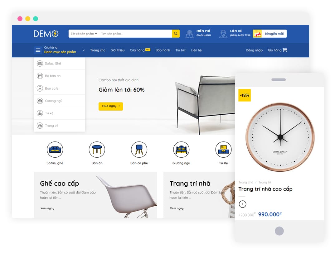 Mẫu website chuyên nghiệp 4