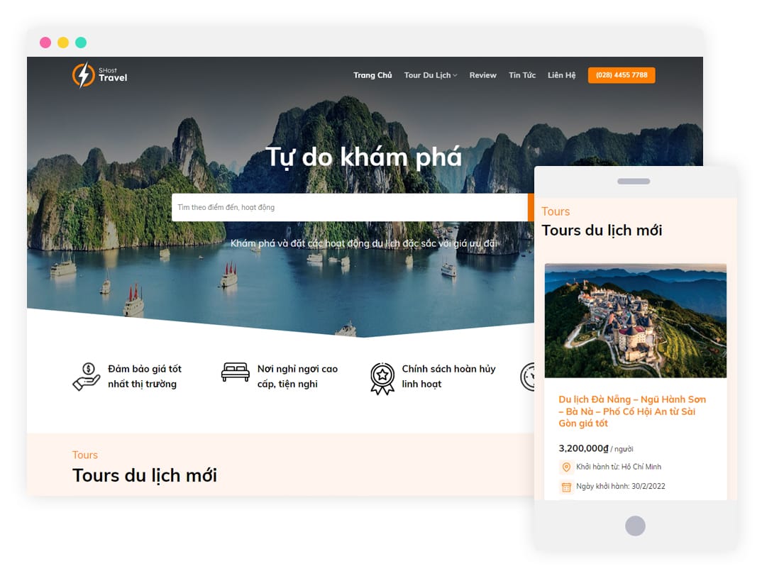 Mẫu website chuyên nghiệp 5